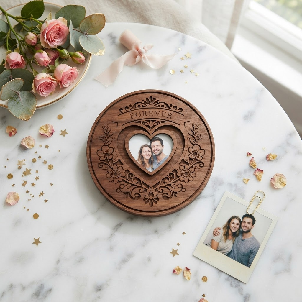 Trending Keepsake — Wooden #Vibes Fridge Magnet